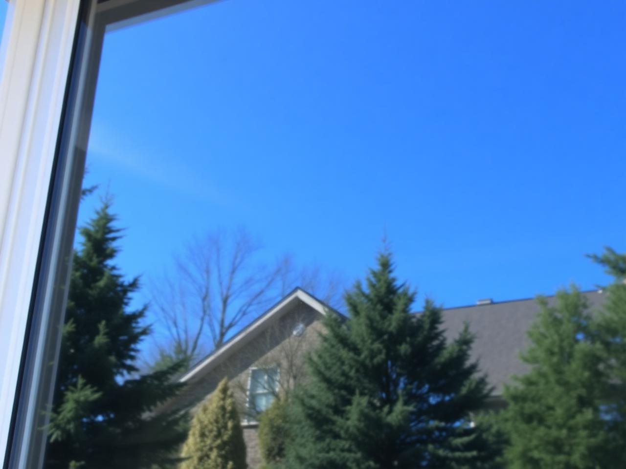 After — Residential Window Cleaning — Front bay window — North York