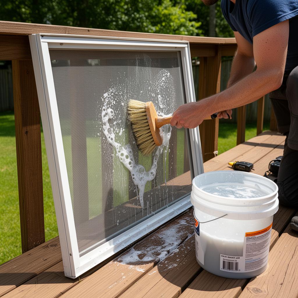 Screen & Track Cleaning